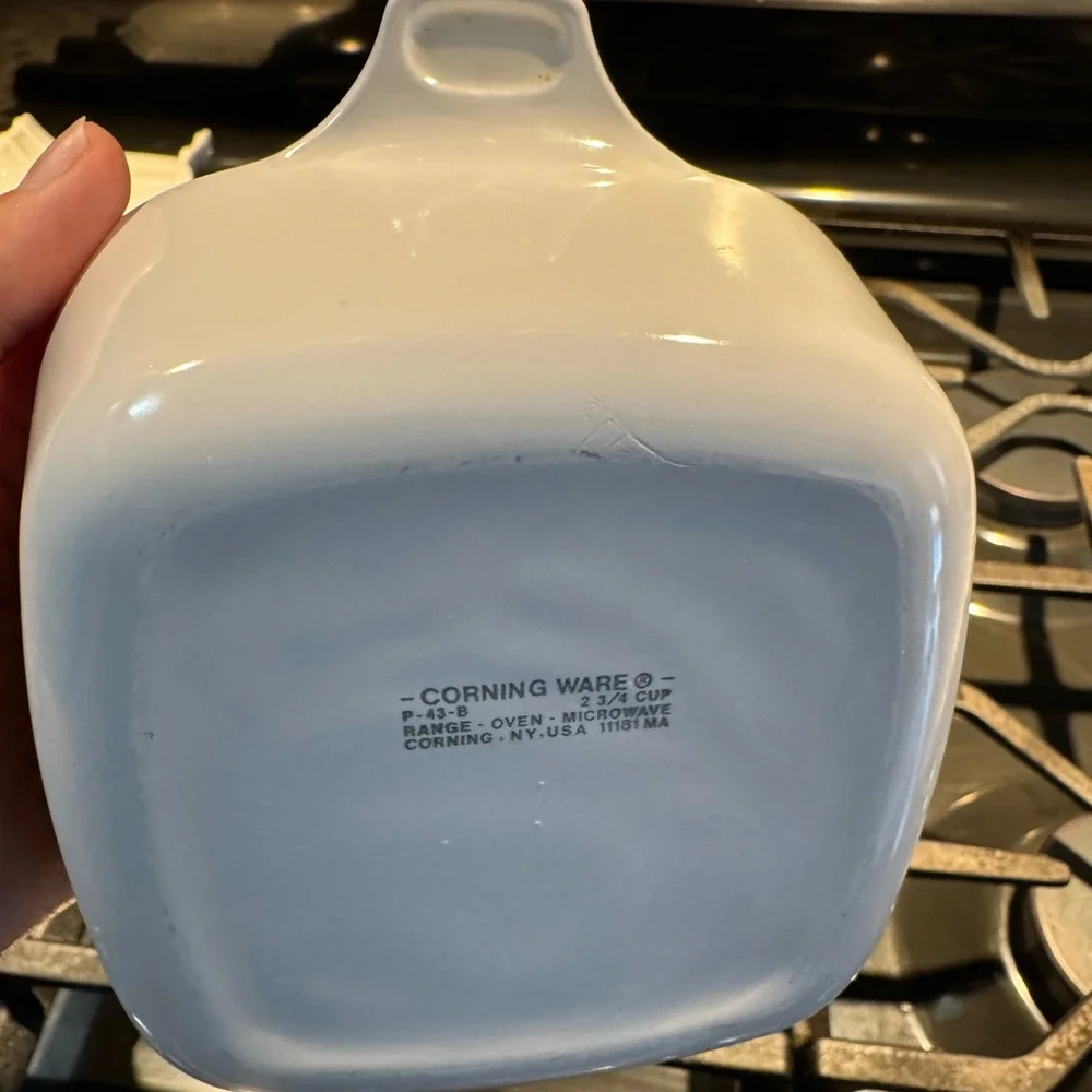 Vintage Stamped Corning Ware Spice Of Life Petite Casserole Dish